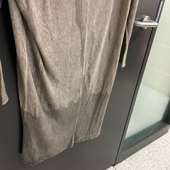 NU Denmark L Tan Cowl Neck Dress with Relaxed Fit- wool blend/collar angora/wool - Picture 8 of 13